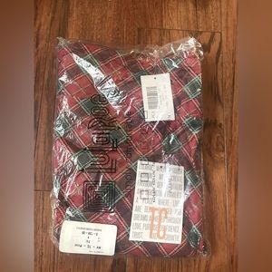 NWT Lularoe Holiday Plaid Leggings Size TC